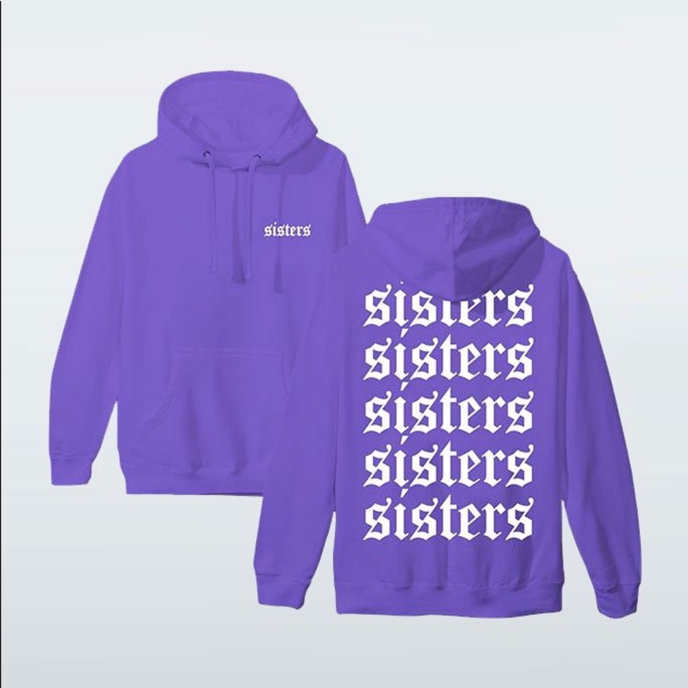 Sisters Apparel purple hoodie(James Charles)